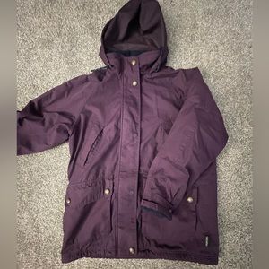 vintage purple pacific trail heavy weight jacket, size medium
